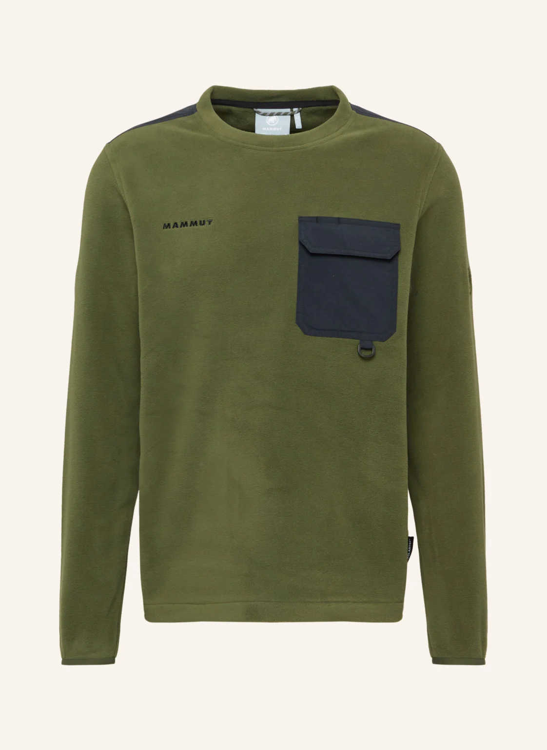 MAMMUT Midlayer-Pullover MOONSTONE LIGHT ML HYBRID CREW NECK