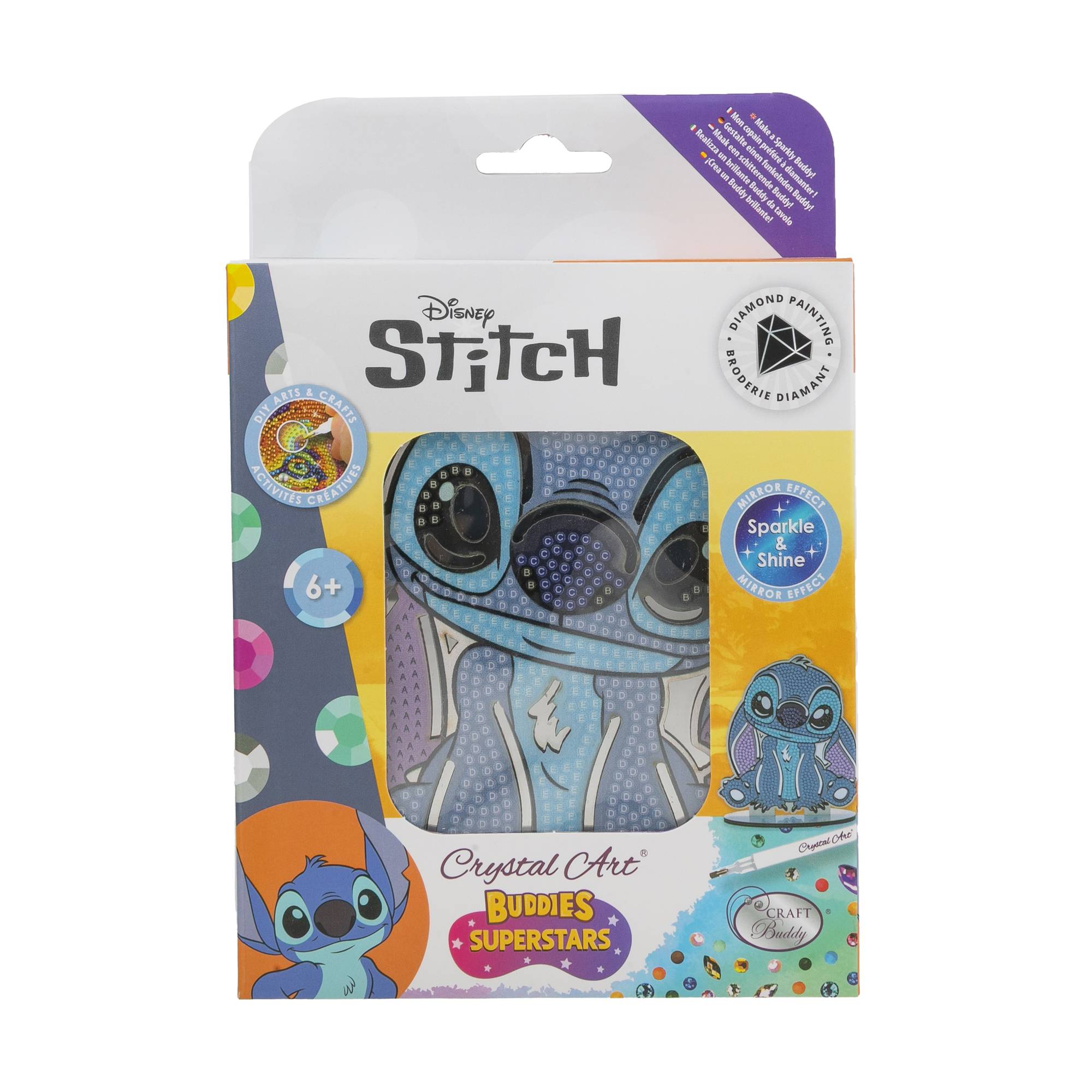 Disney Stitch Crystal Art Buddies Superstars Kit