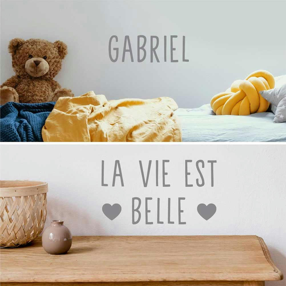 - Sticker coeur pour décoration murale