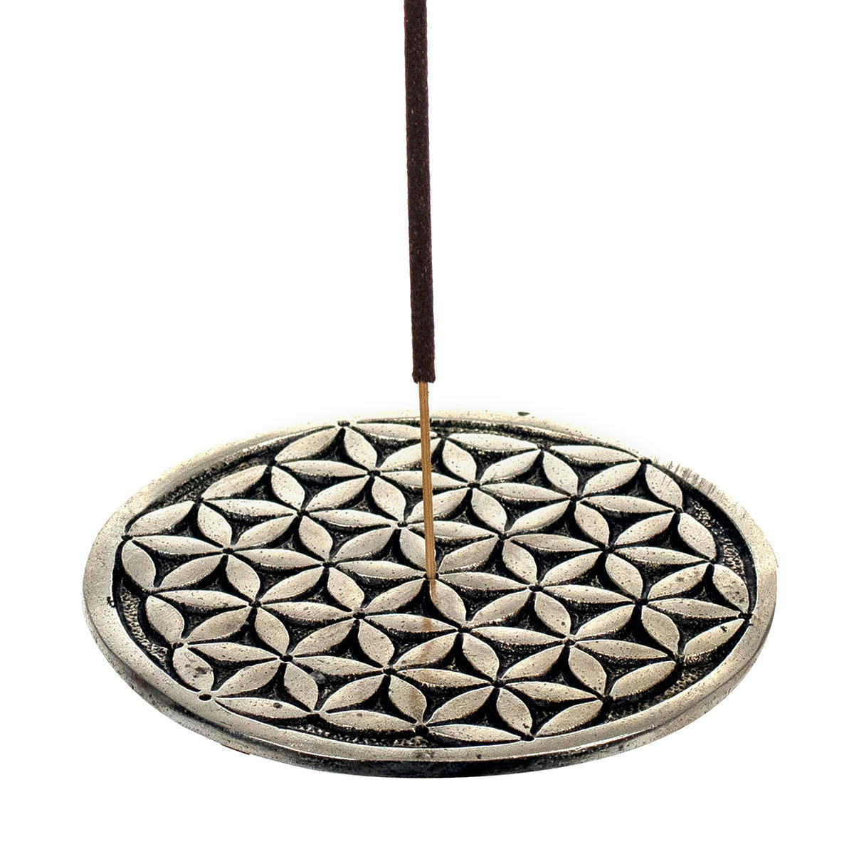 - Support à bâtons d'encens fleur de vie