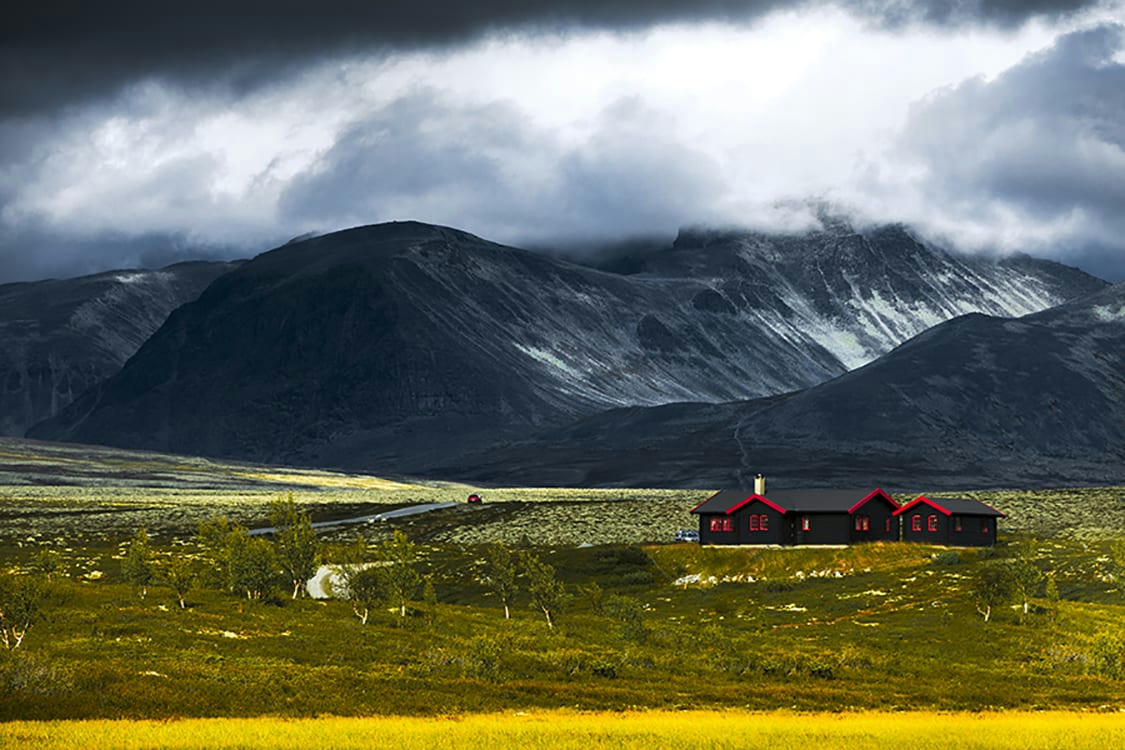 RONDANE - Photographie d'art d'Hugo Grandcolas  40x60 cm sur plexi