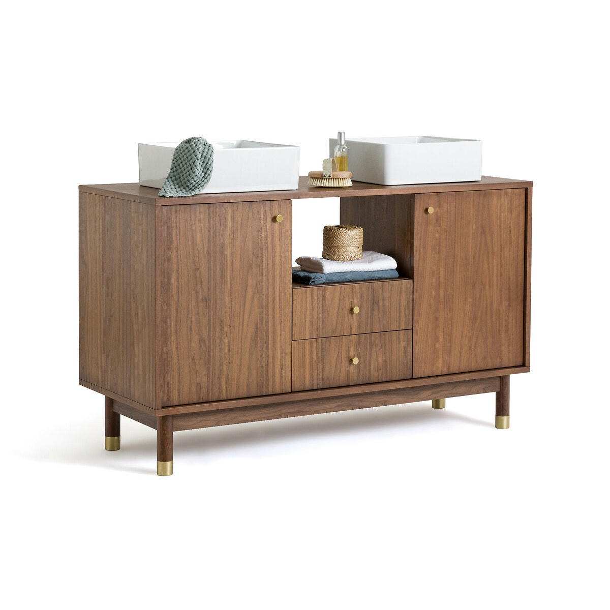 Meuble double vasque, Lambro