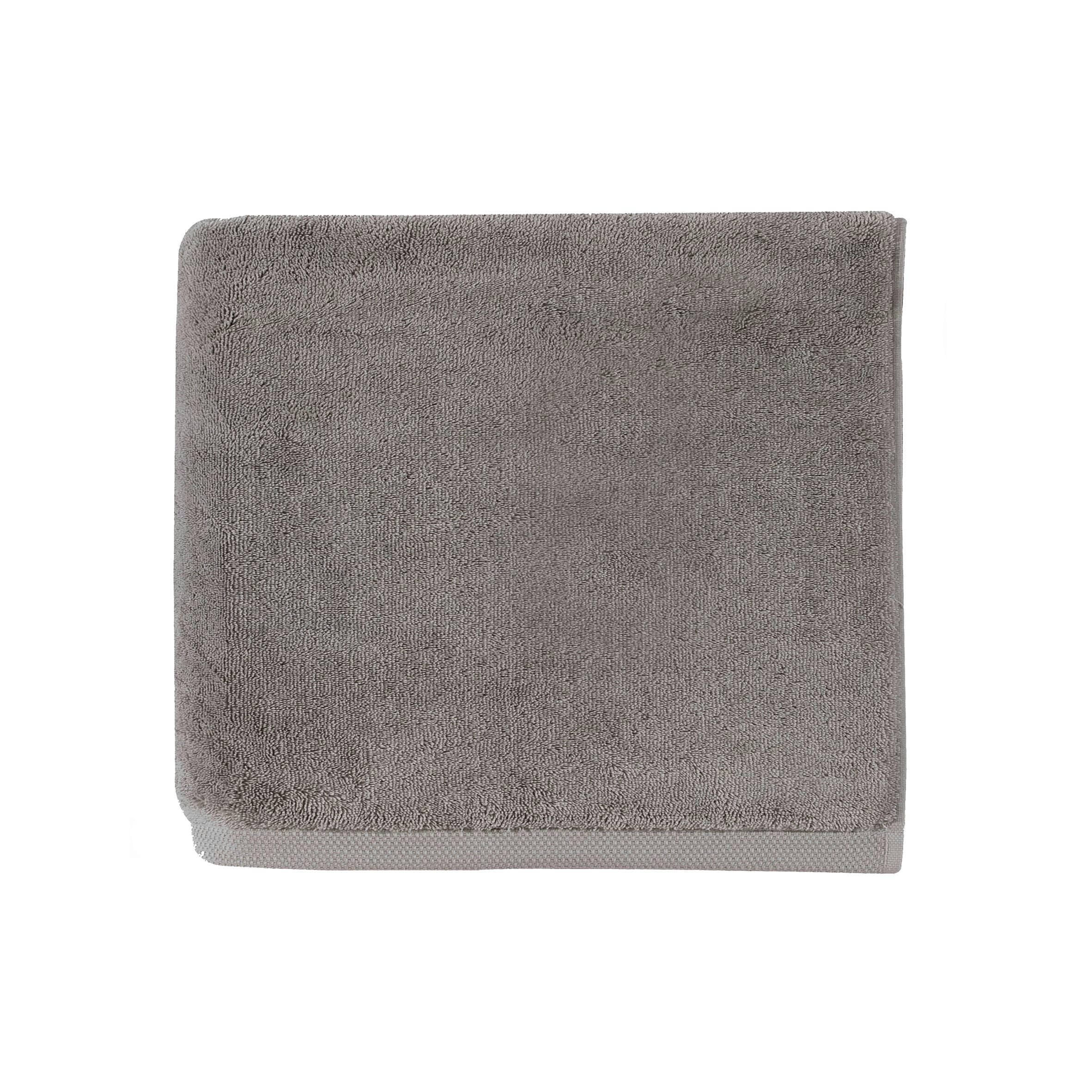 ESSENTIEL - Serviette de bain en coton gris galet 40x60