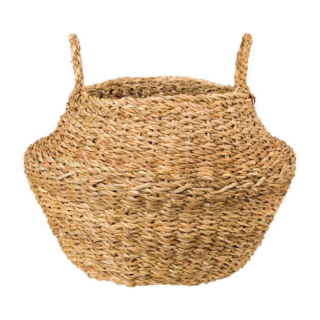 CESTO REDONDO COM ALÇA 38 CM X 30 CM X 30CM TRENZA
