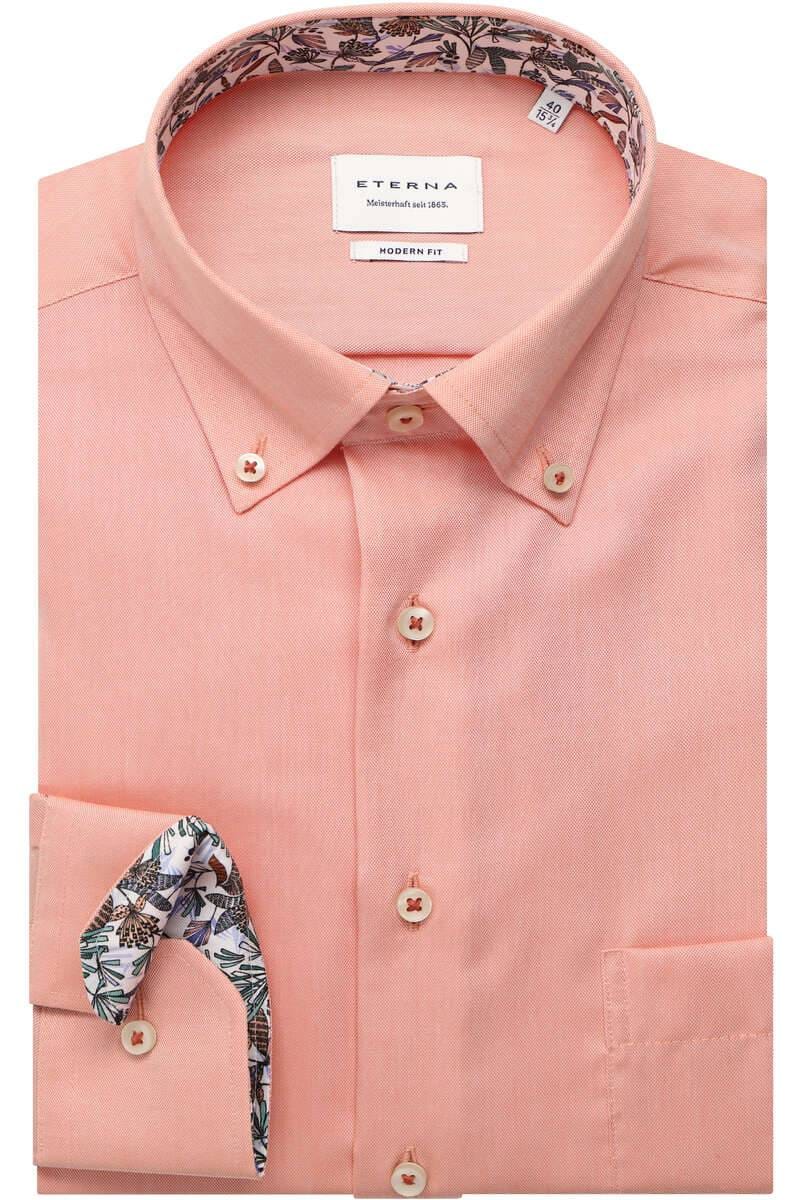 ETERNA Modern Fit Hemd orange, Einfarbig