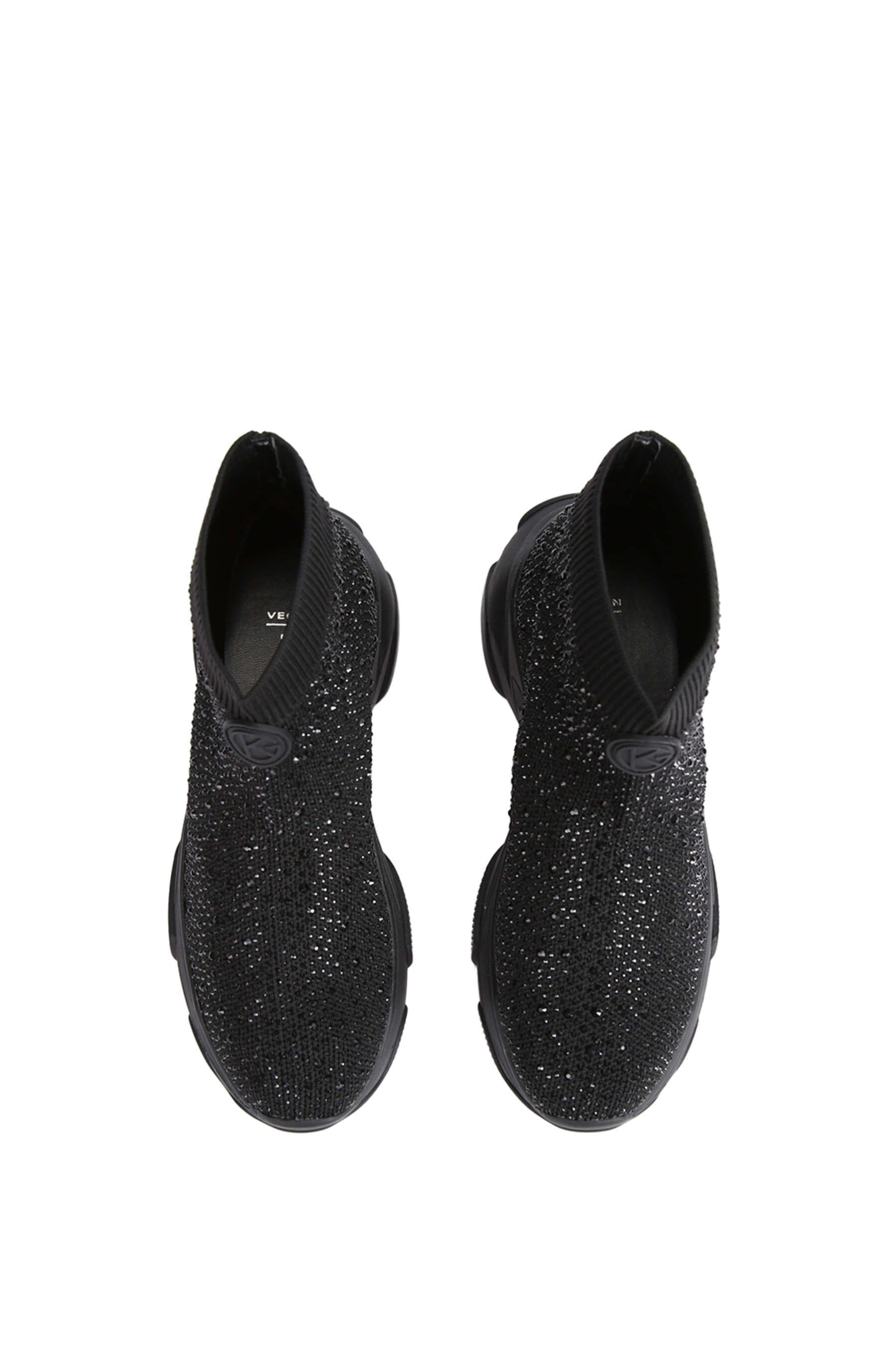 KG Kurt Geiger Lila Hi Top Bling' Fabric Trainers