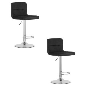 2x Hoker PROT - aksamit czarny / baza chrom