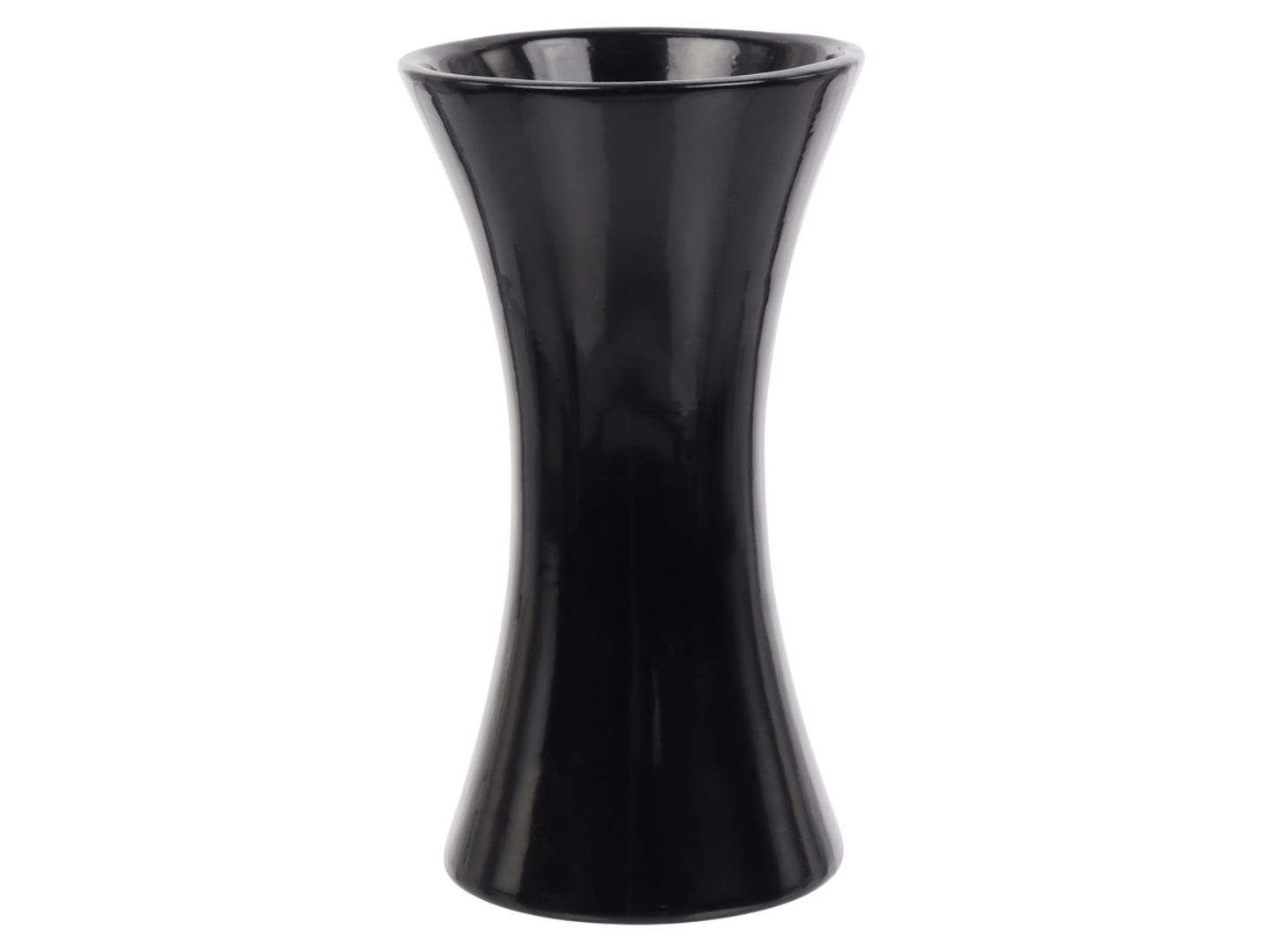Wazon klepsydra ceramiczny 23 cm czarny