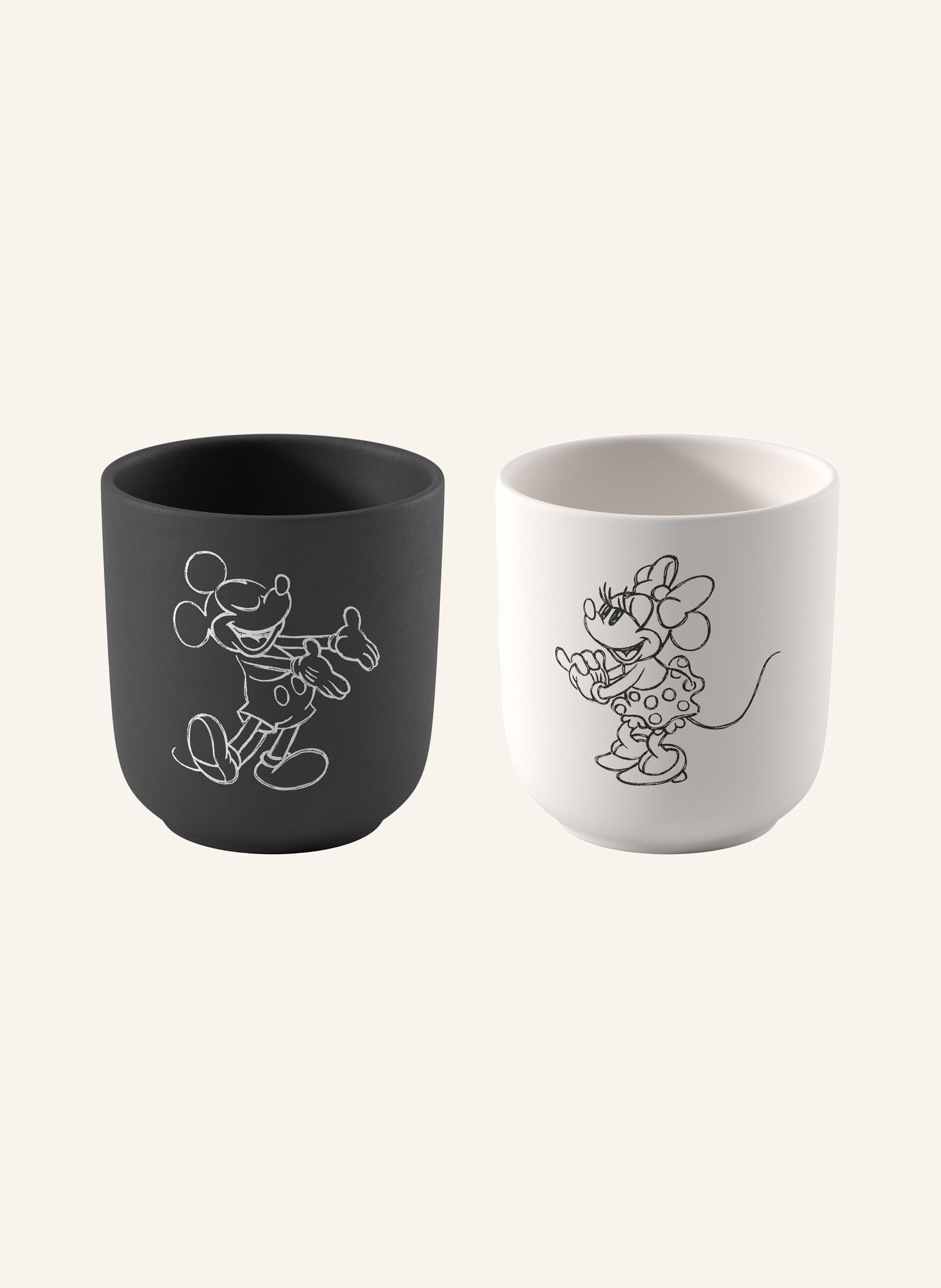 Villeroy & Boch Kaffeebecher, 2-teilig MANUFACTURE ROCK - MICKEY MOUSE