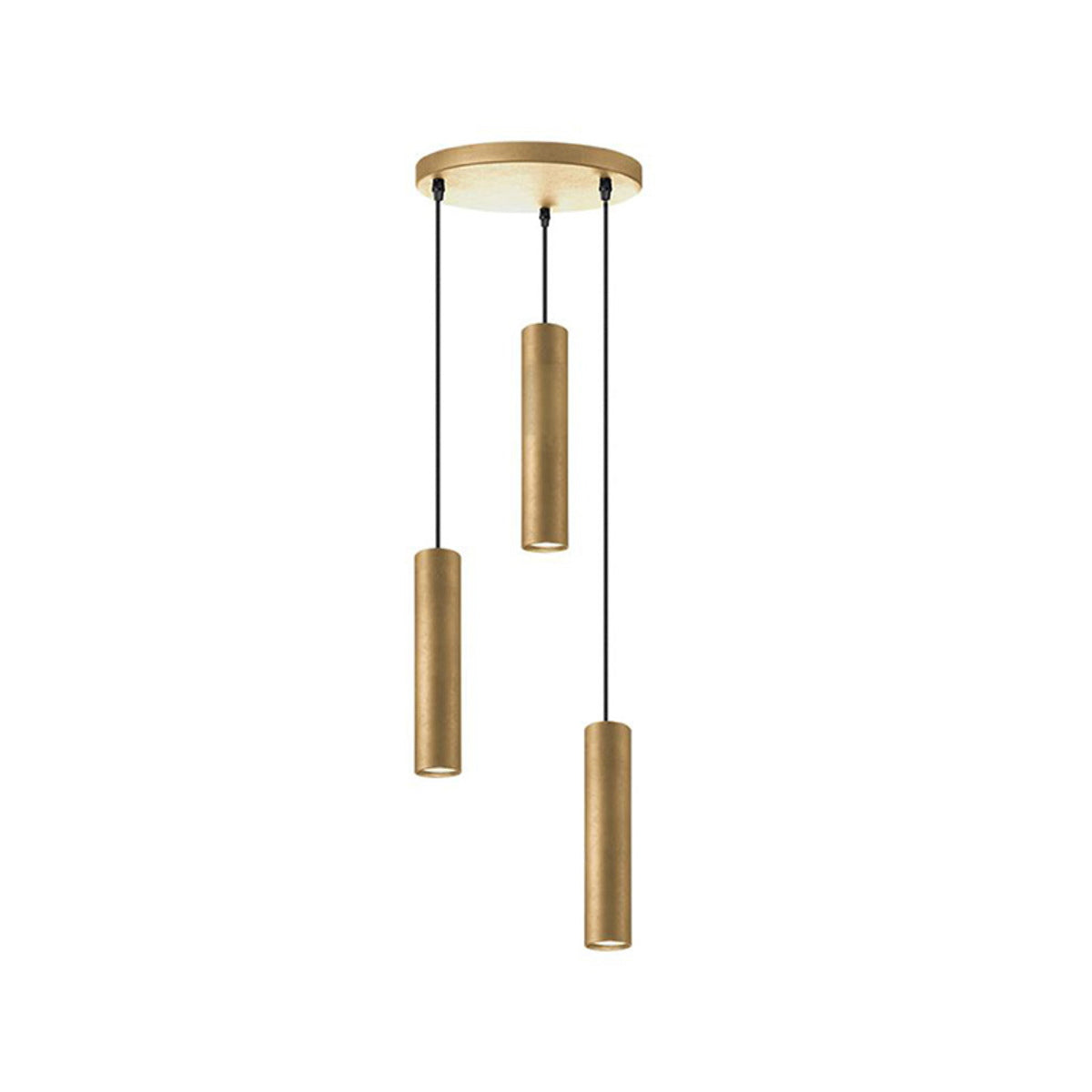 LABEL51 Hanglamp Ferroli - Goud Metaal - 30x30x143cm
