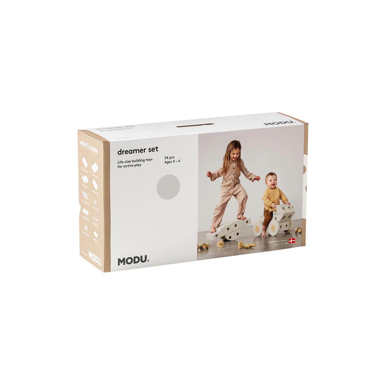 Dreamer s&aelig;t, sand grey/honey yellow