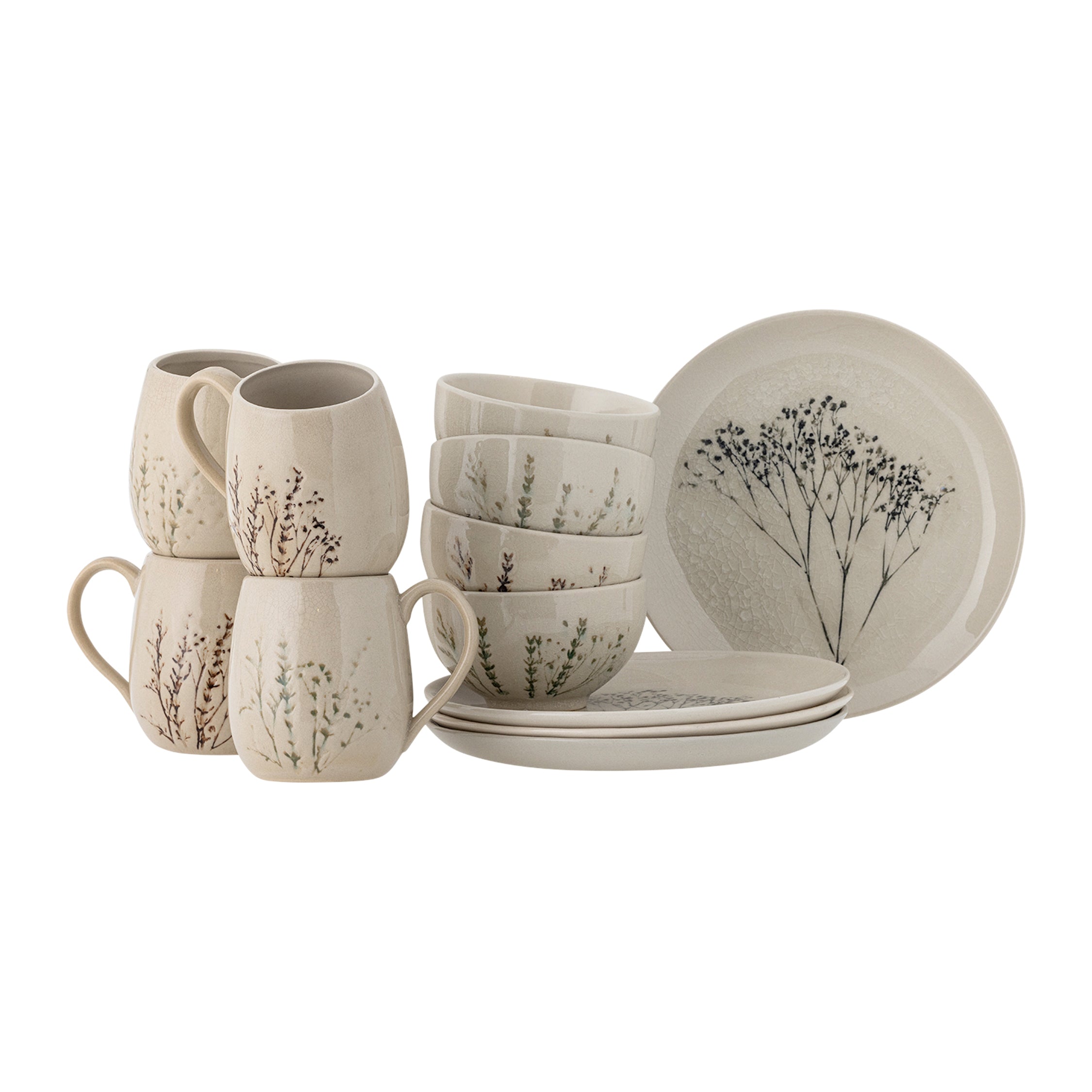 Bloomingville Bea Ontbijtset - 12-delig