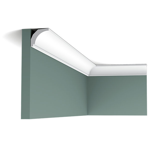 CX115 Corniche plafond Orac Decor - 3x3x200cm (h x p x L) - moulure décorative polymère Pack 2 pièces