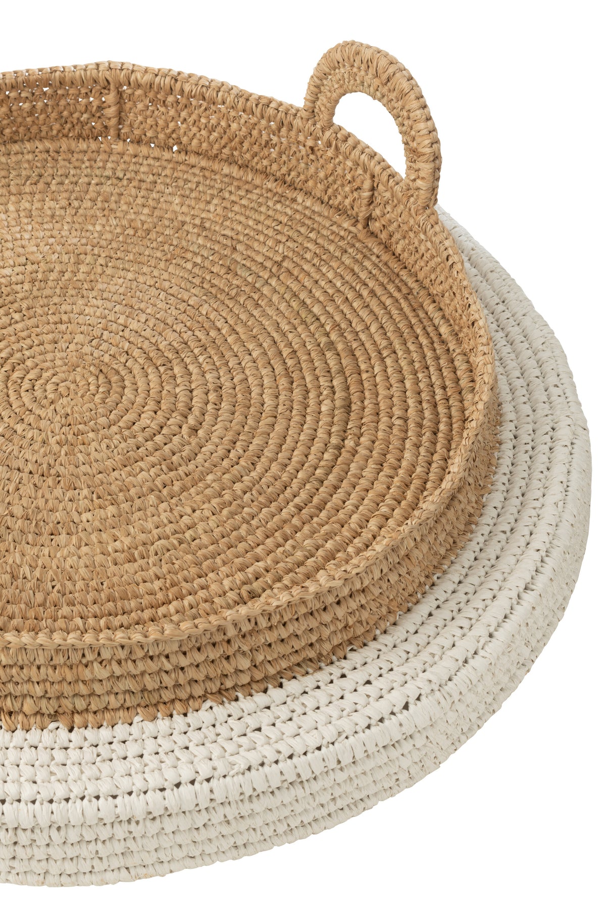 J-Line plateau Drijvend - polystyreen - wit/naturel