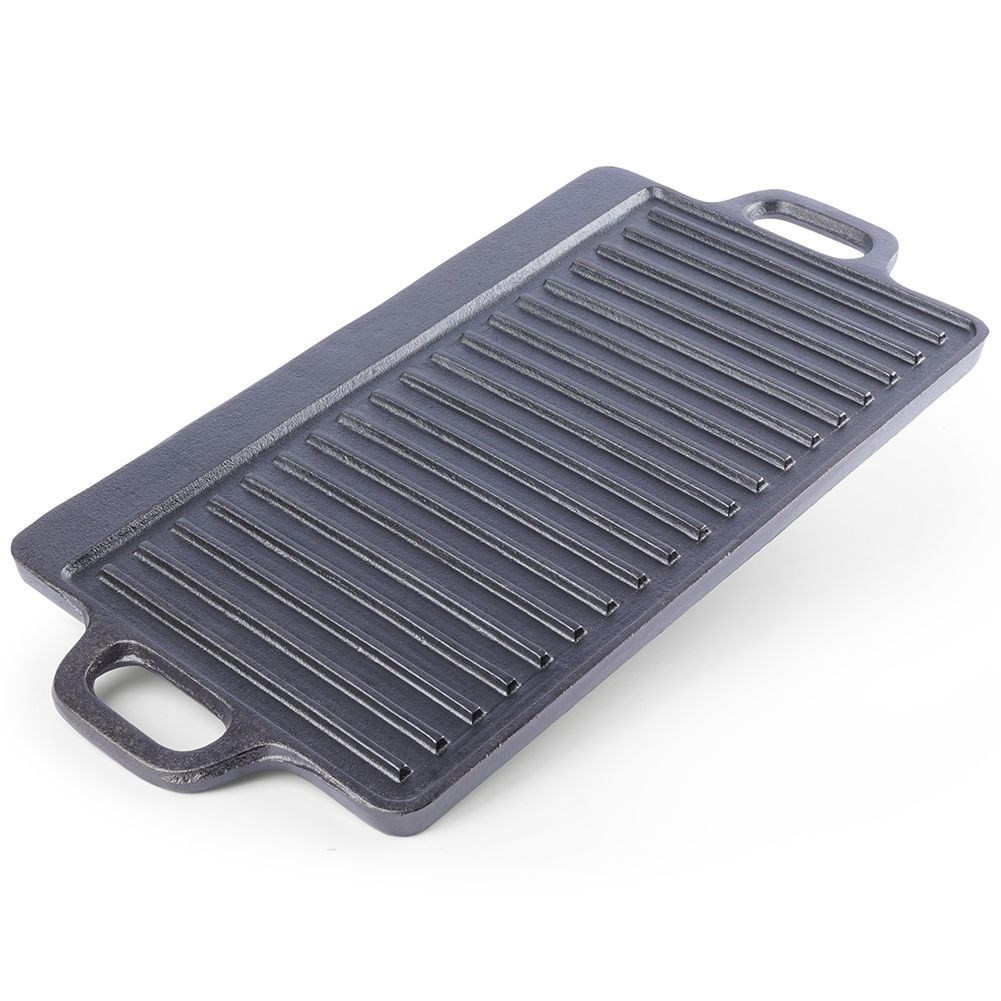 Płyta grillowa żeliwna patelnia dwustronna 45,5x23 cm