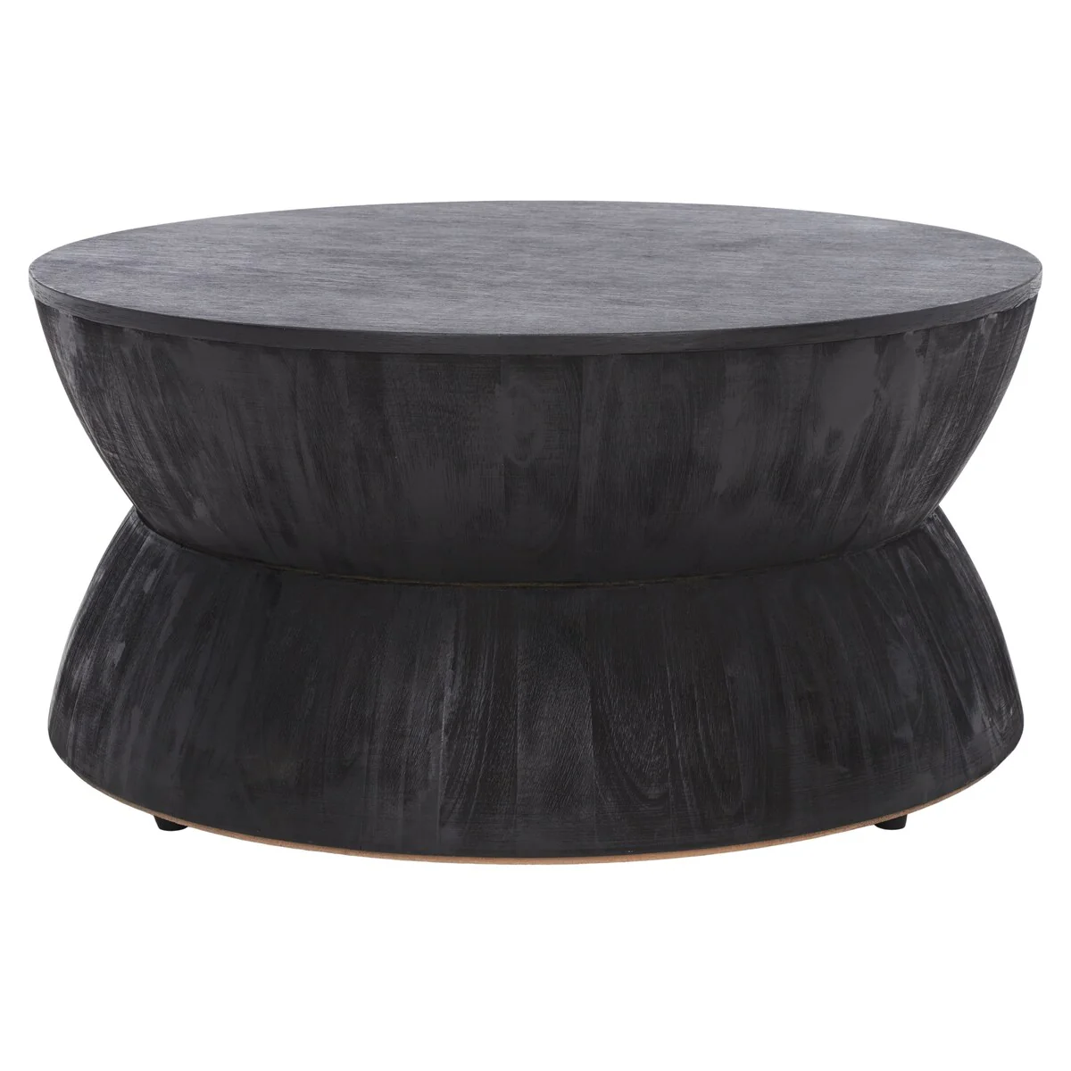 SAFAVIEH Mattye Modern Contemporary Round Coffee Table. - 30 W x 30 L x 14 H - 30Wx30Dx14H