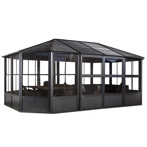 Pavillon, rechteckig, BxT: 594 x 384 cm
