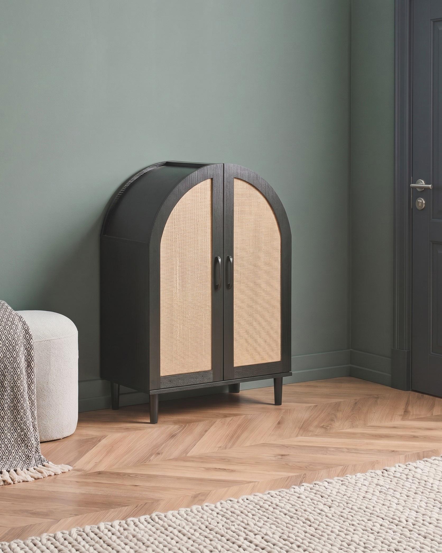 Shoe Storage Cabinet BICHENO Black