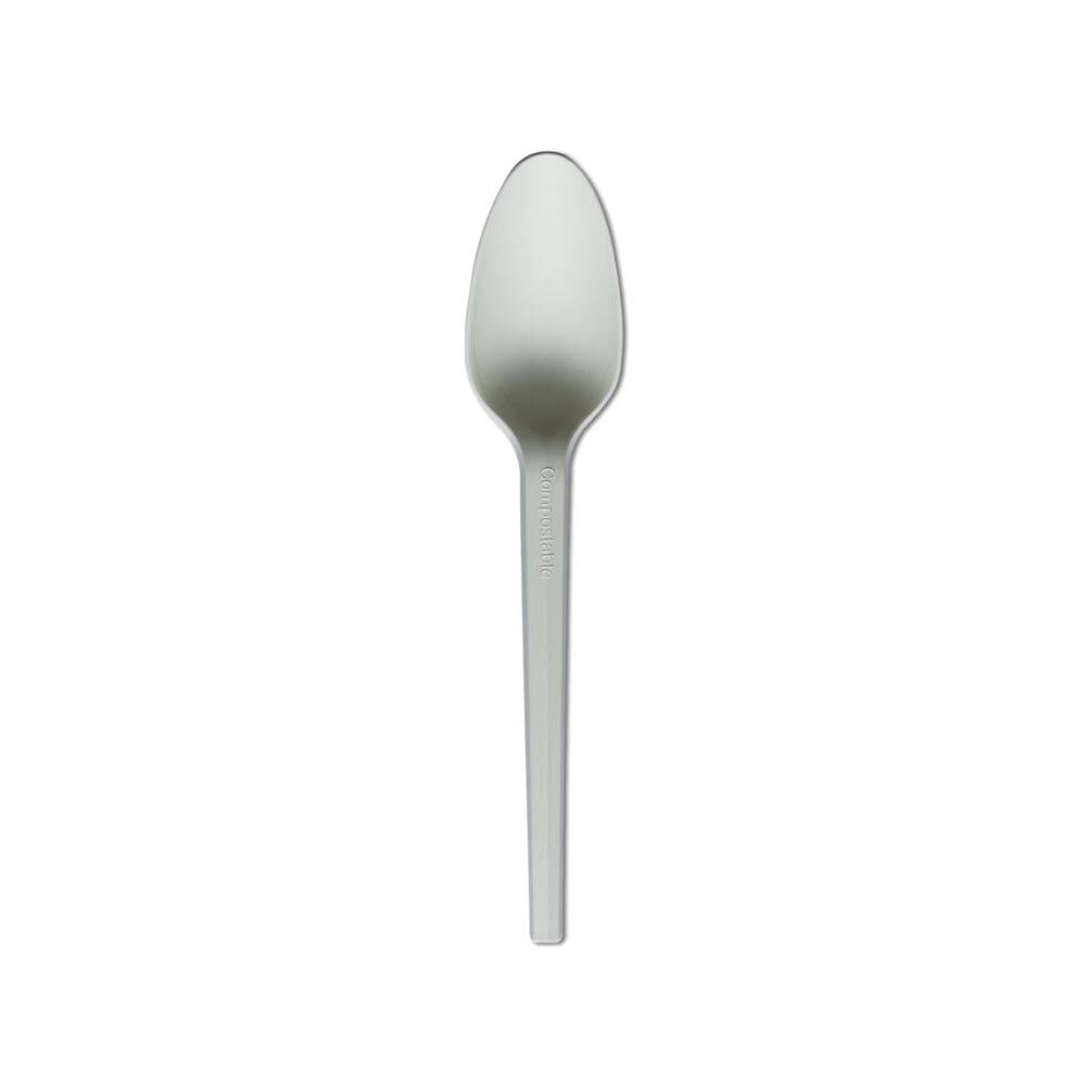 Cuillère à soupe plastique blanc x12