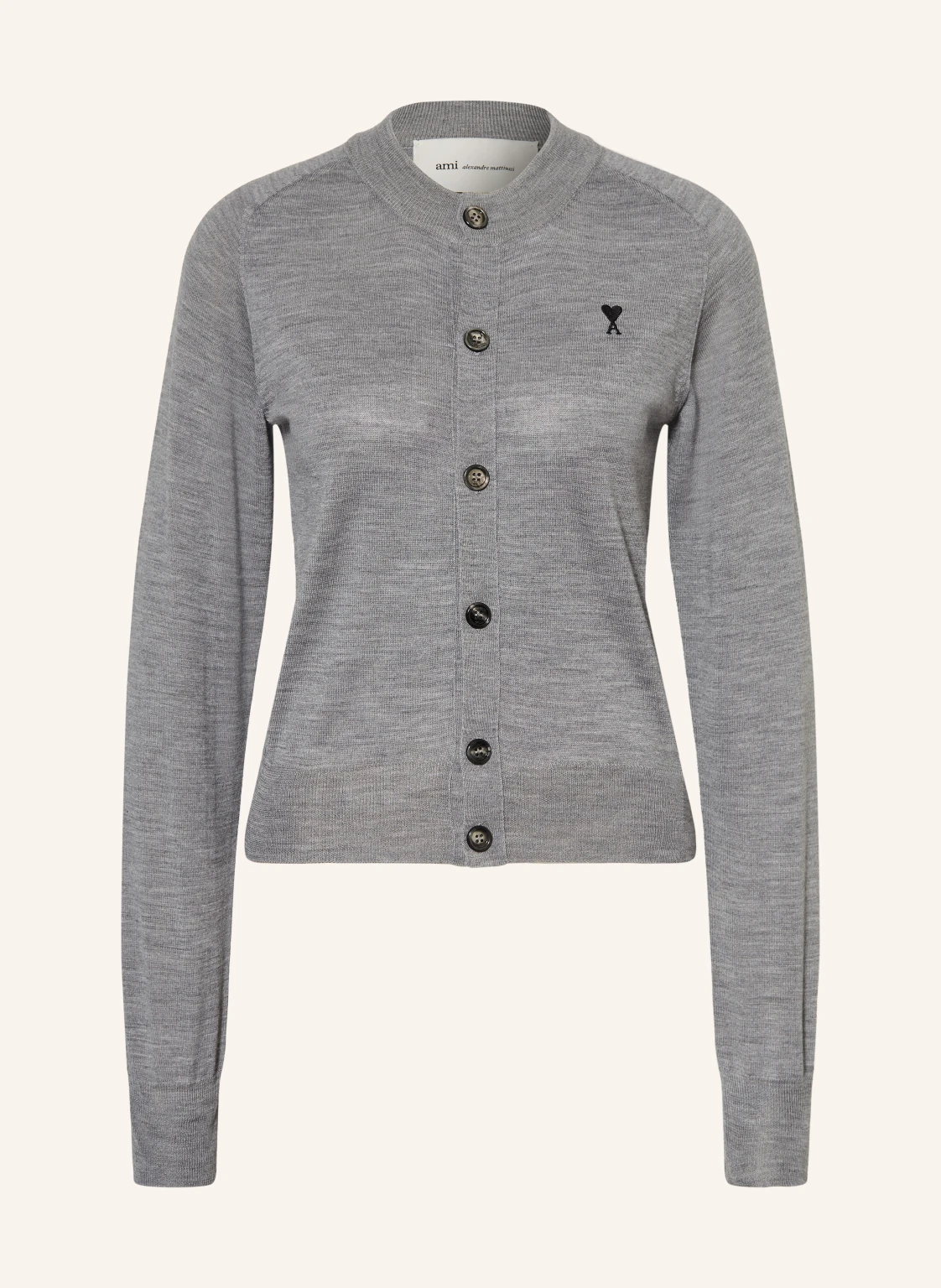 Ami Paris Strickjacke aus Merinowolle