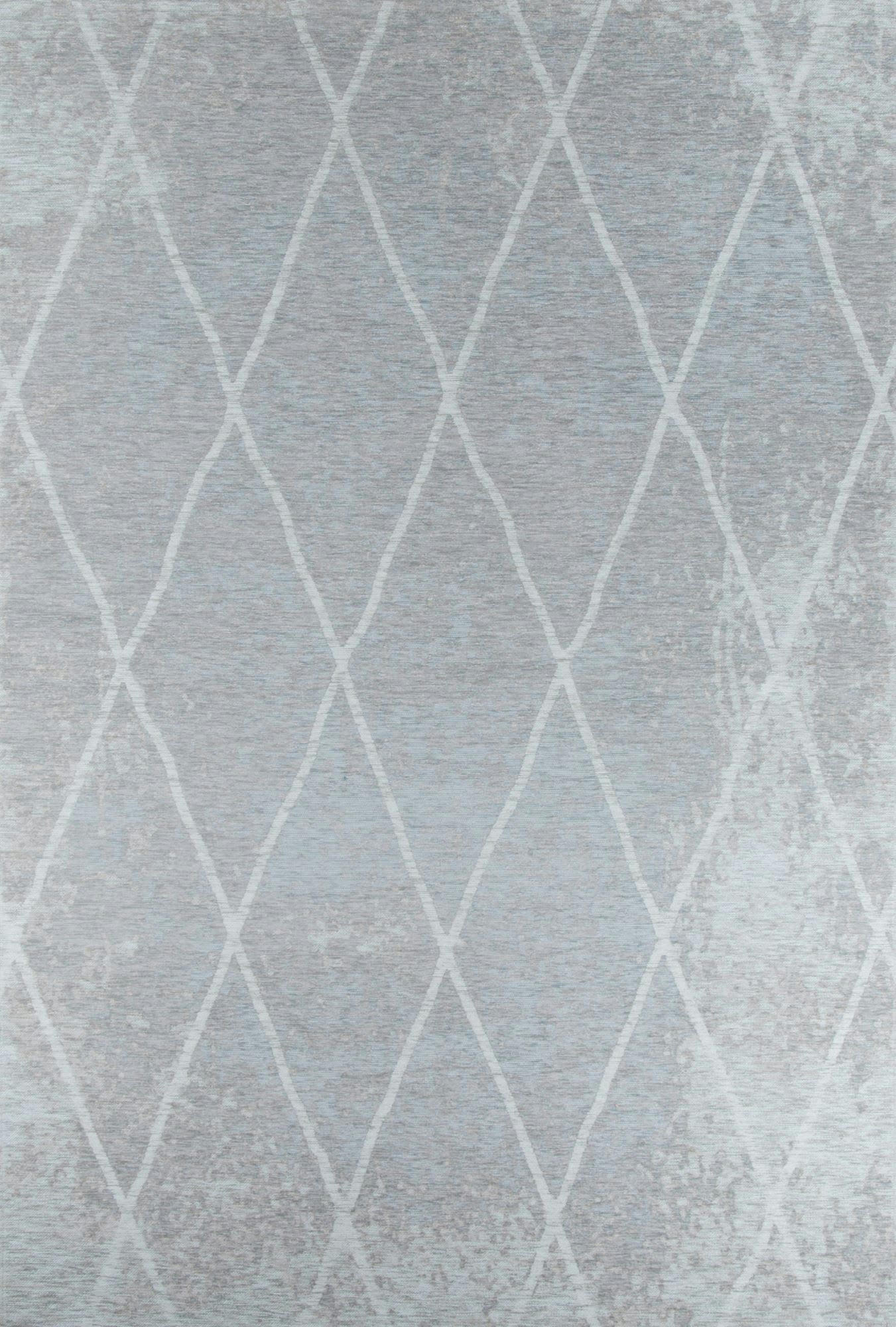 FINE LINES - Tapis graphique et brillant tissé machine Aqua 190x290 cm