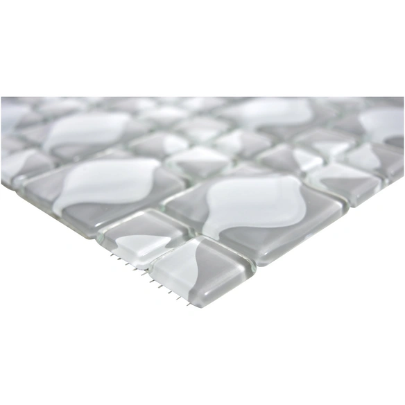 Mosaikfliese »Wavy«, BxL: 30 x 30 cm, Wandbelag