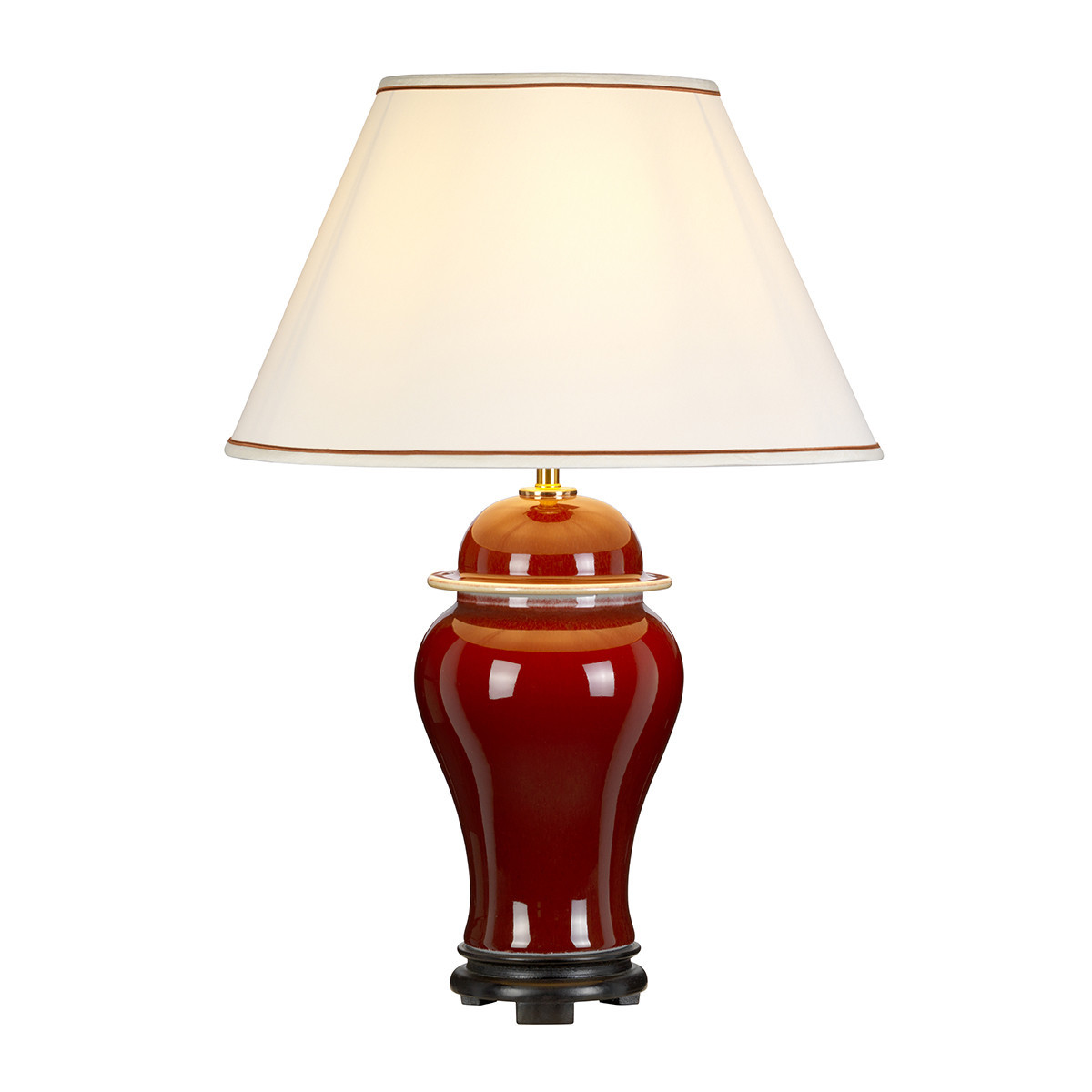 Lampa stołowaczerwono-biała Oxblood 1xE27x60WDesigner's Lightbox