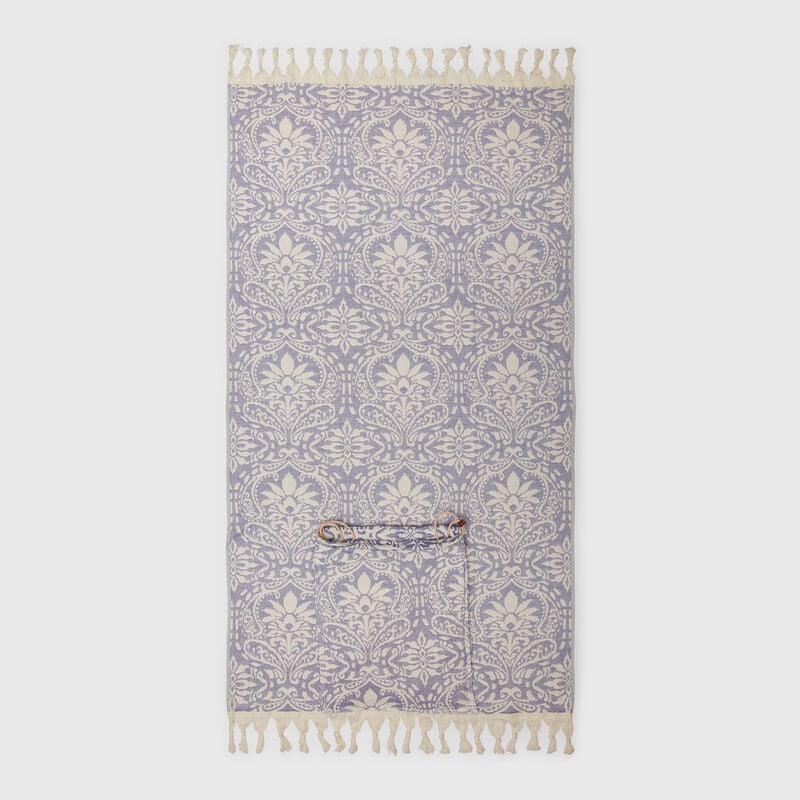 Beach towel with bag