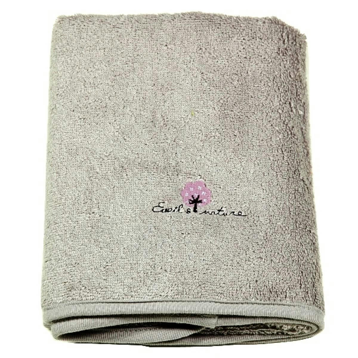 GAMME BIO UNIS - Serviette éponge 50x90 cm Coton bio Corail