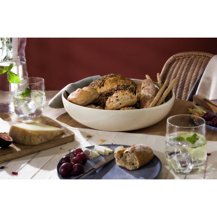 Habitat Evora Stoneware Serving Bowl - Naturals