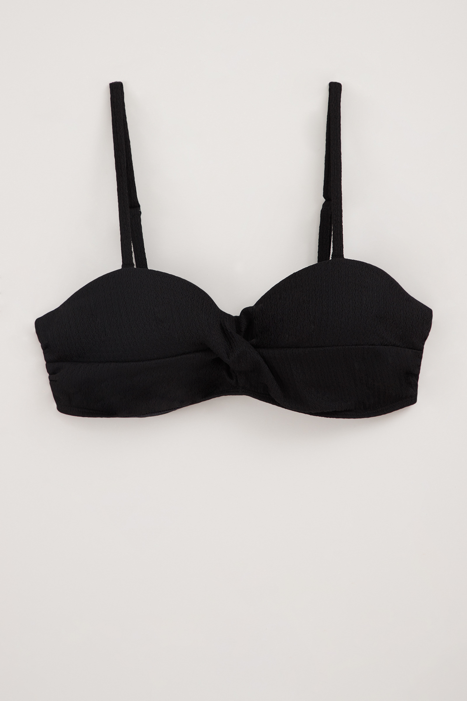 Dames bikinitop met structuur