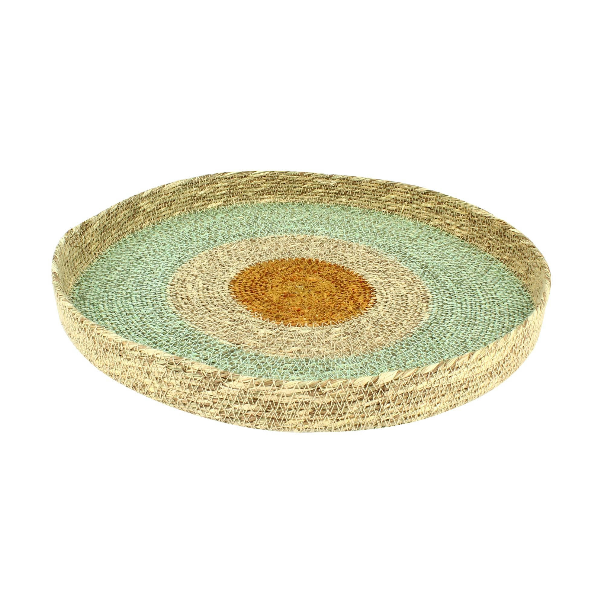 KAMPA - Plateau rond en jonc de mer Ø33cm