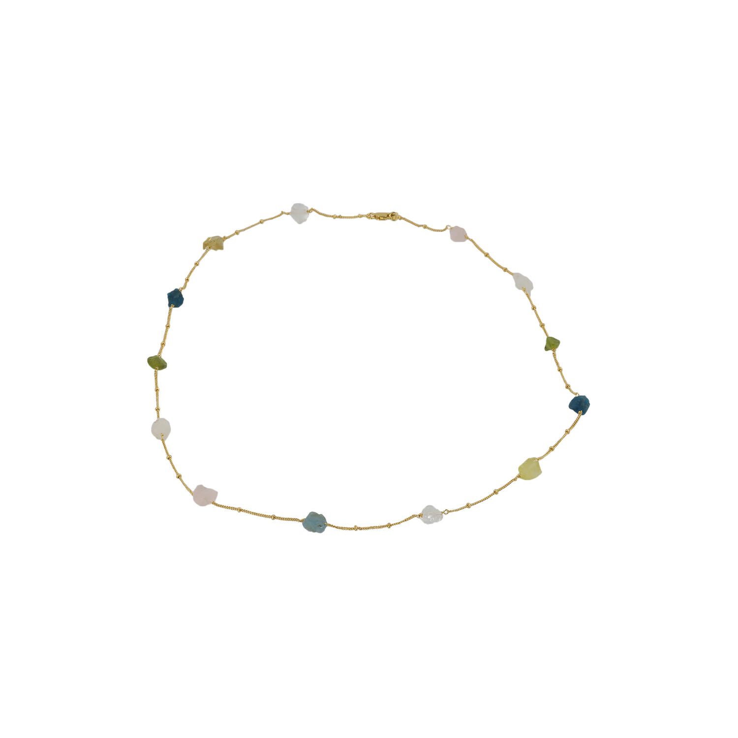 Prism Necklace, gold
