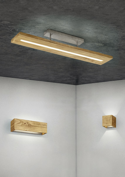 Kinkiet BRADbeżowy LED 1x13.5W 1800lm wym:11x37x37cm IP20 Trio