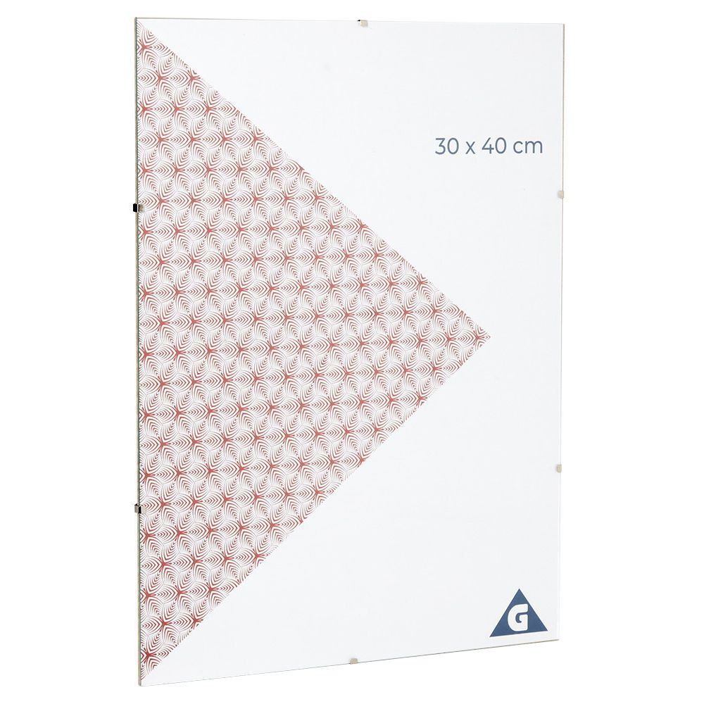 Cadre sous verre 30 x 40 cm
