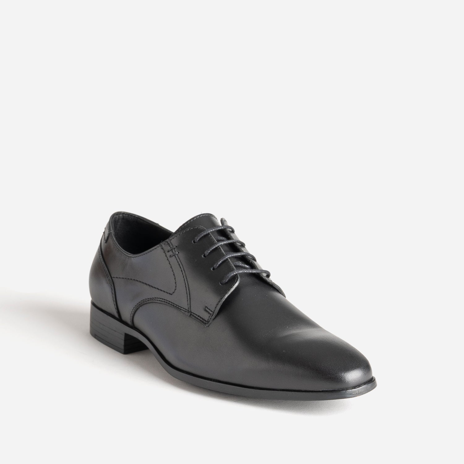 Derby noir cuir