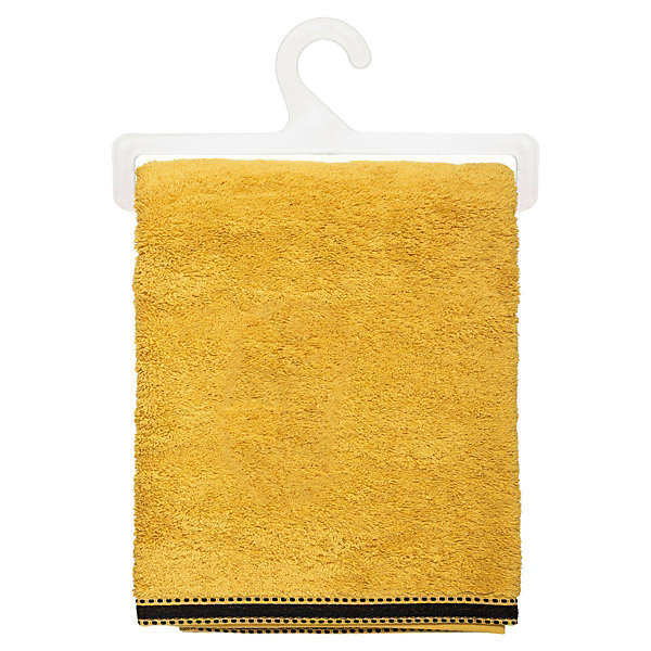 Drap de bain Joia - coton 550 gr/m² - jaune moutarde 100x150 cm - Atmosphera