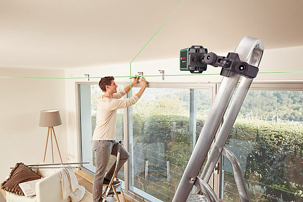 Niveau laser en croix Bosch Quigo vert 12 m