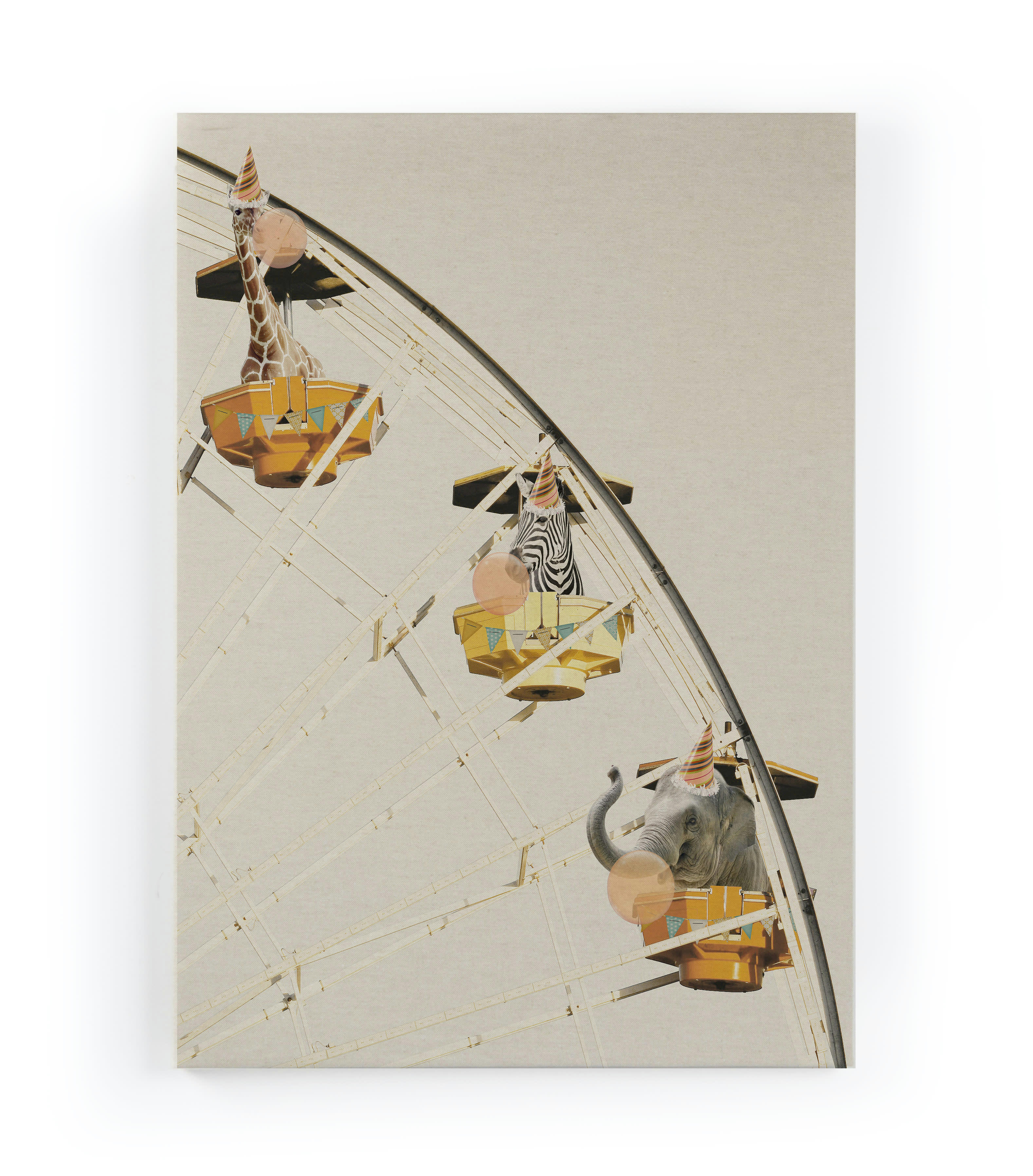 NORIA - Peinture sur toile 60x40 Imprimé Noria