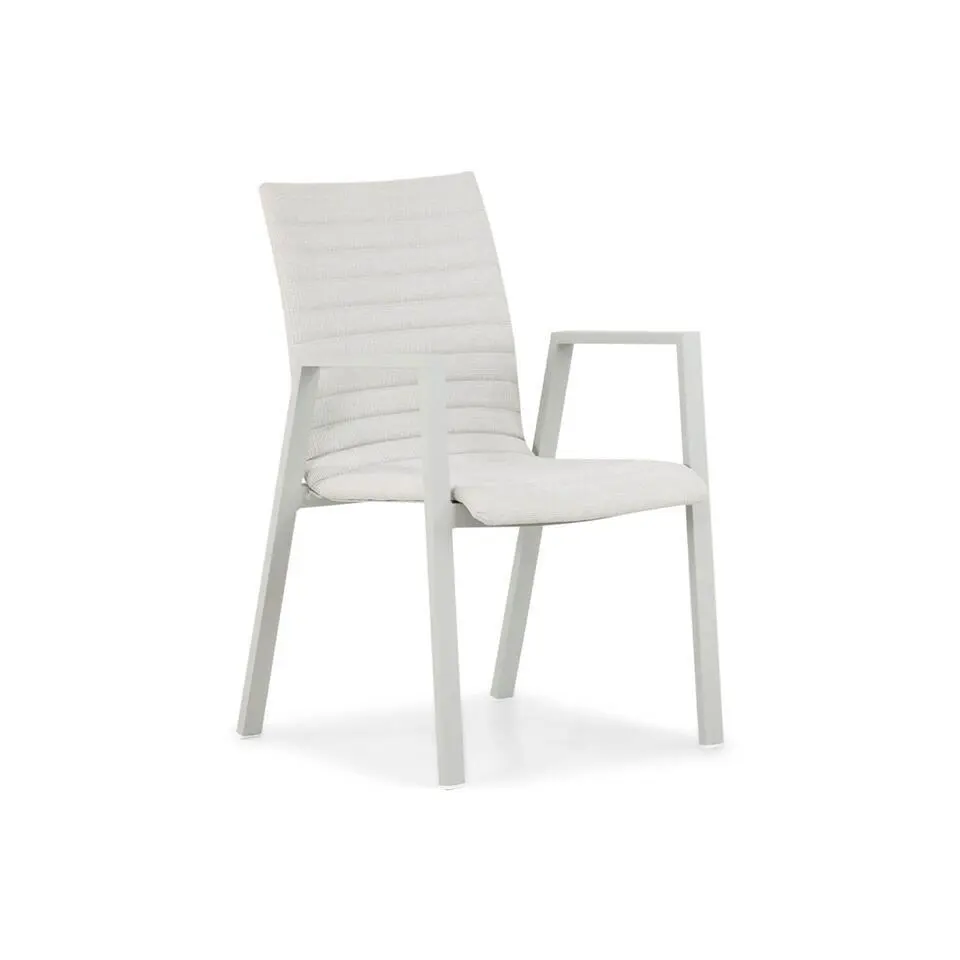 Tuinset 4 personen 180 cm Aluminium/textileen Taupe Osmen Joliet/Vienna