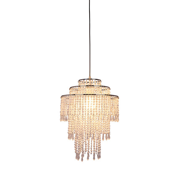 abat-jour pour suspension à manteau lisse 'Lina' d:32cm