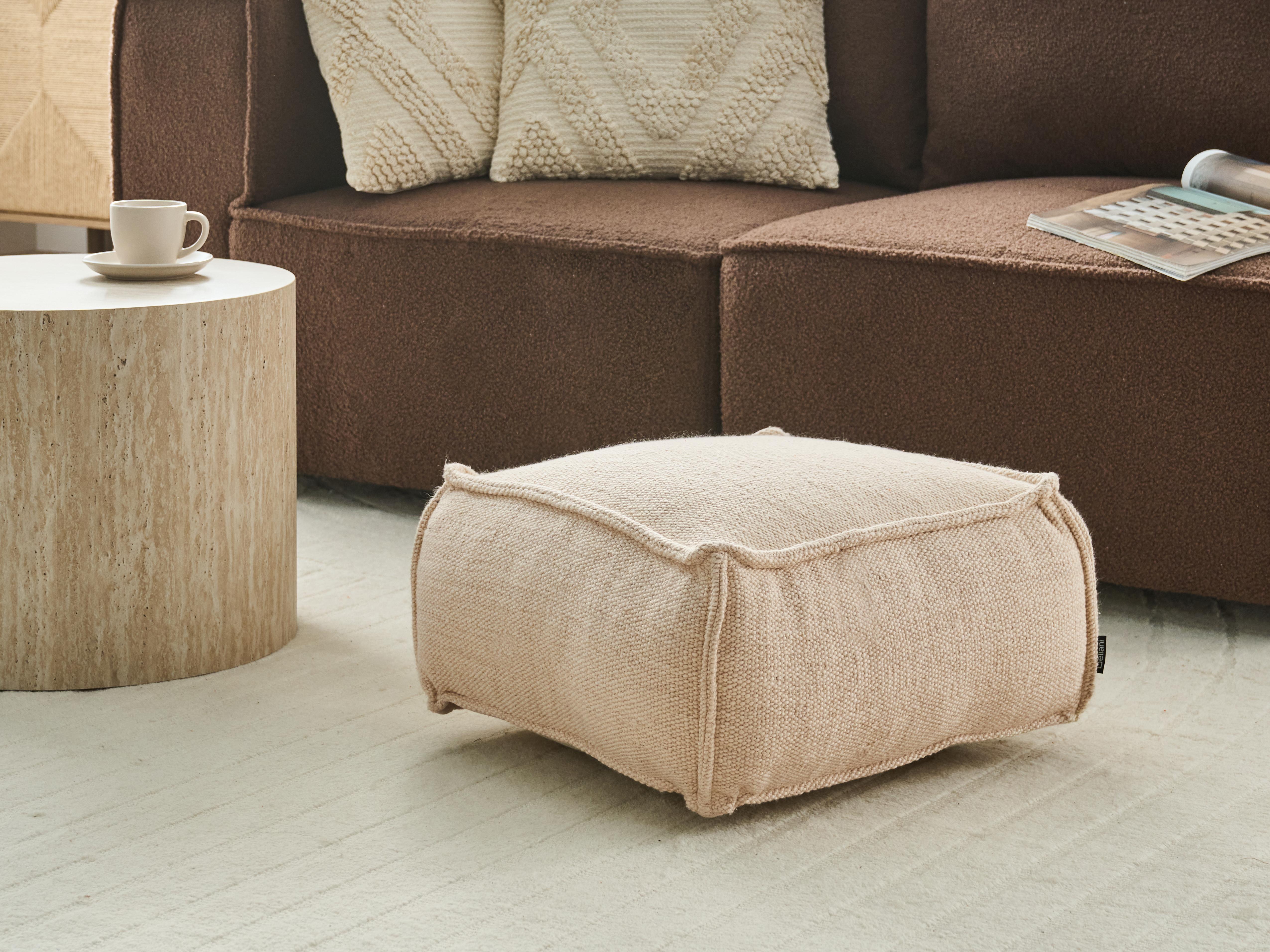 Pouffe SHERALI Cotton Beige