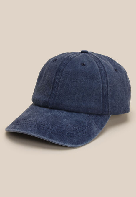 Mens Dark Blue Baseball Cap