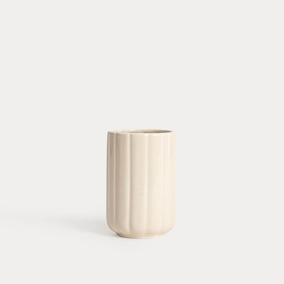 Kubek łazienkowy MELIDA ceramiczny 7,5x7,5x11cm
