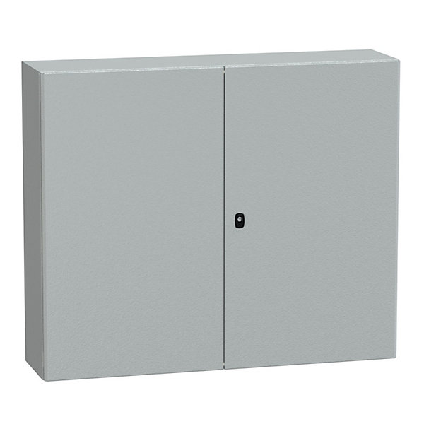 Nsys3d101230dp Coffret Métallique étanche Ip55 - 1200x1200x300 - 2 Portes - Plaque Fournie - Spacial S3d - Schneider Electric