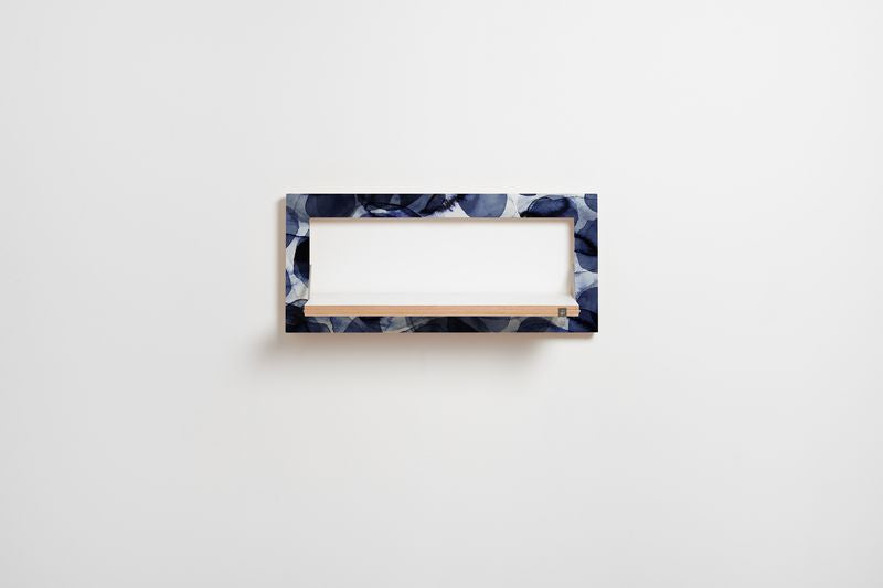 Fläpps plank 60x27-1 - Bubbles Indigo door Pattern Studio