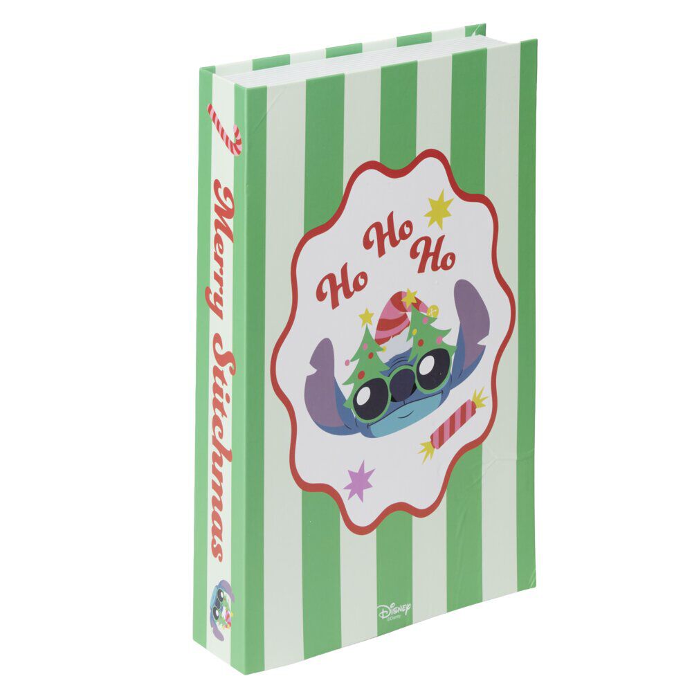 BoÎte livre de No&euml;l Disney Stitch 11xH29cm
