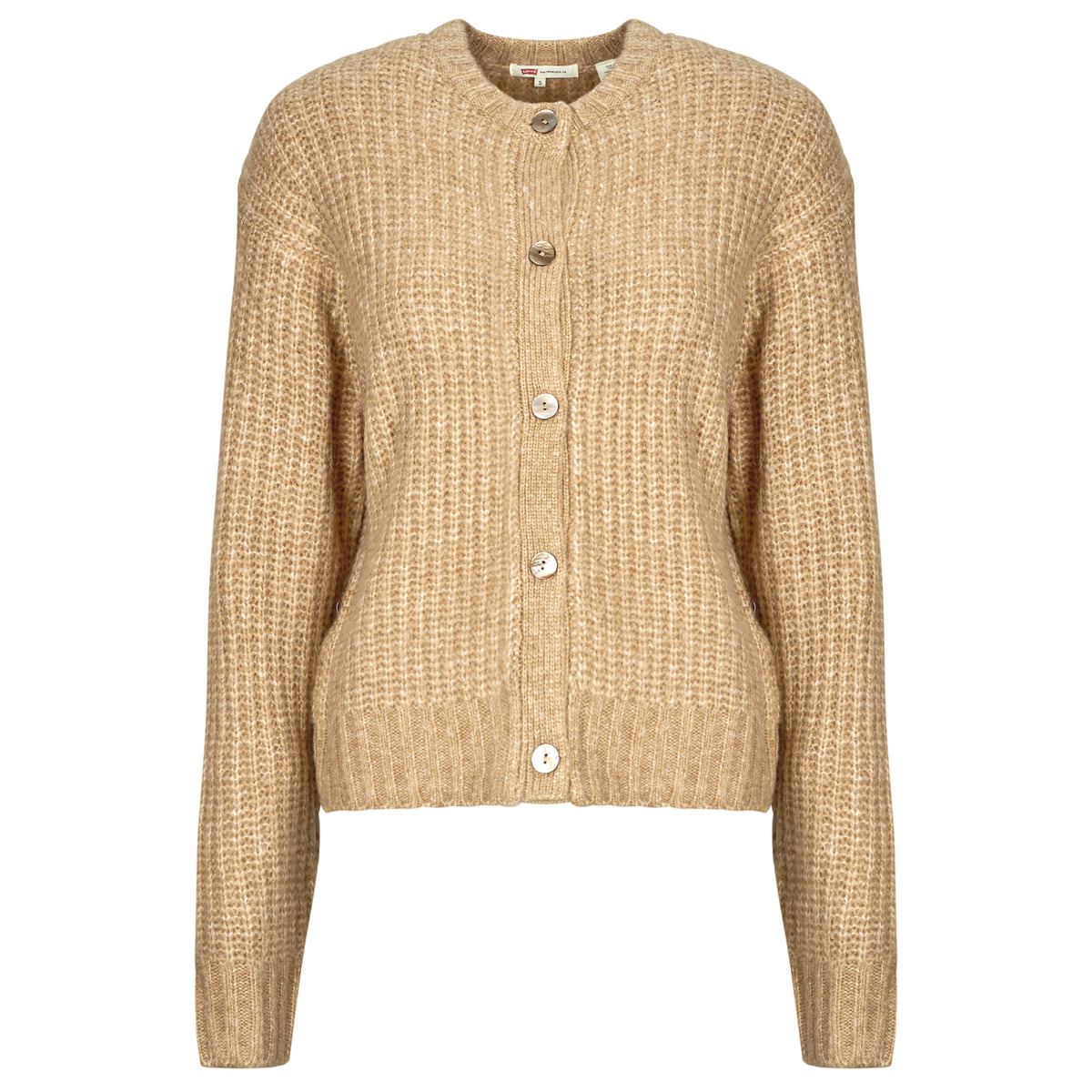 Levi's - LUNA SHELL BUTTON CARDI - Beige