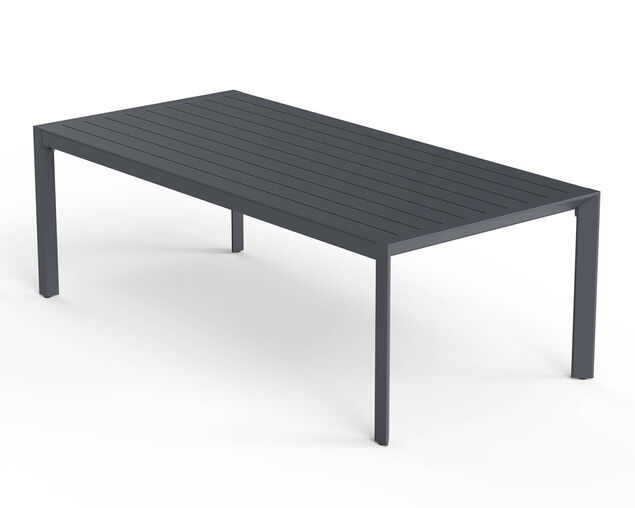 Frankie-Jette 13 Piece Extension Dining Setting - Gunmetal Grey
