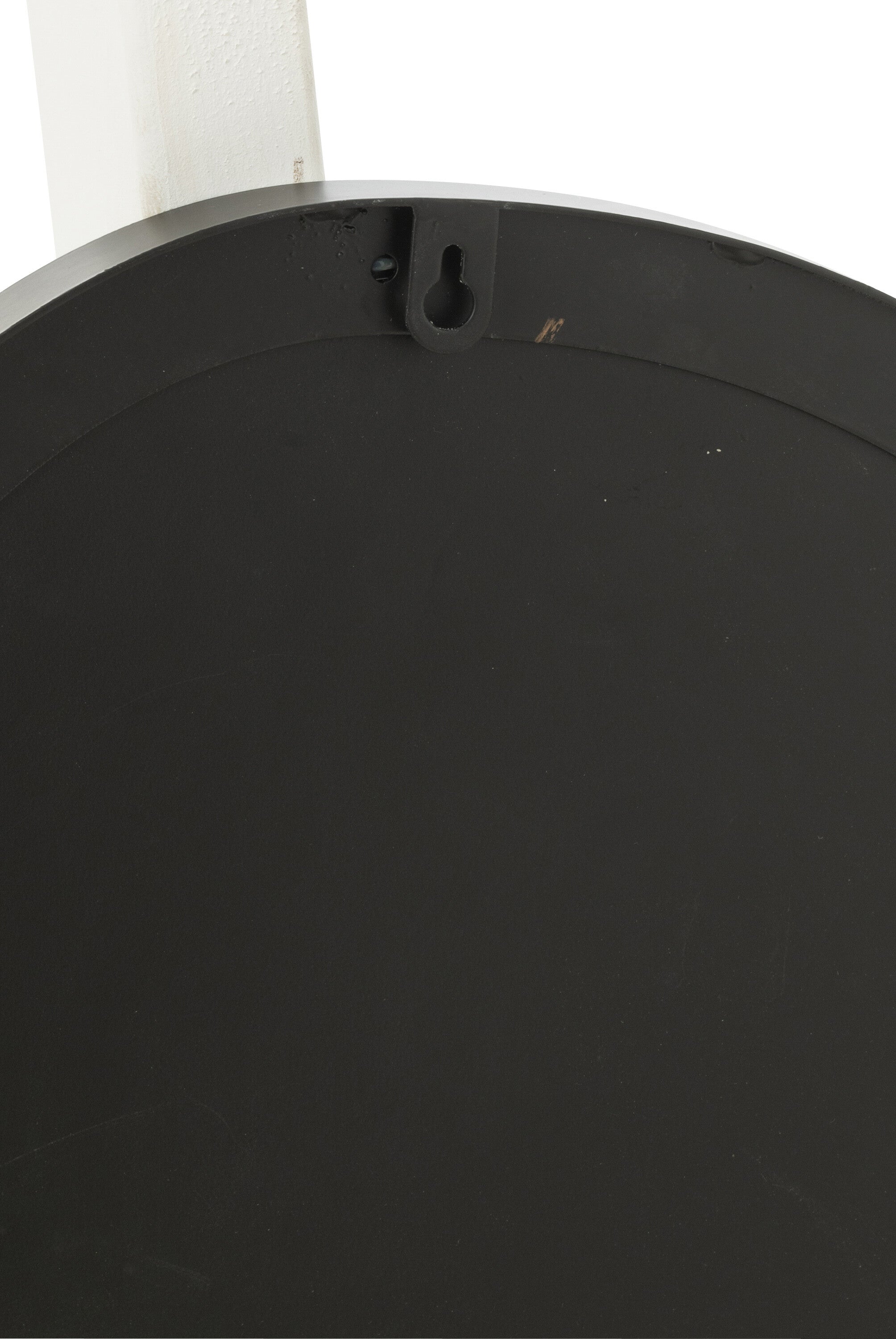 J-Line spiegel Extrema - ijzer spiegel - zwart - medium - Ø 49 cm